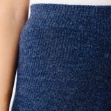 Women's Luxe Wide Leg Sweater Pant - Navy