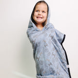 Premium Big Kid Hooded Towel - Starships
