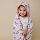 Premium Baby Knit Hooded Towel - Minnie Mouse