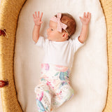 Footed Baby Pants - Bloom