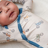 Newborn Knotted Gown - Ryder