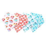 4 Pack Baby Bandana Bibs - Elmo Heart Candies