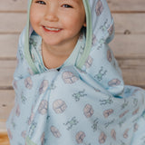 Premium Big Kid Hooded Towel - Star Wars Mando Medley