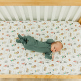Premium Knit Fitted Crib Sheet - CoComelon Friends