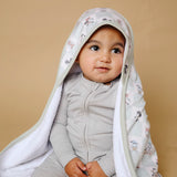 Premium Baby Knit Hooded Towel - Mickey Mouse and Friends
