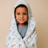 Premium Big Kid Hooded Towel - Mickey Mouse and Friends
