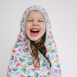 Premium Big Kid Hooded Towel - Dinosaurs of Jurassic Park