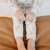 2pc Long Sleeve Pajama Set - Jurassic Park Fossils
