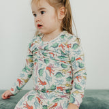 2pc Long Sleeve Pajama Set - Dinosaurs of Jurassic Park