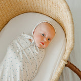 Knit Swaddle Blanket - Haze