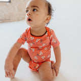 Short Sleeve Bodysuit - Elmo