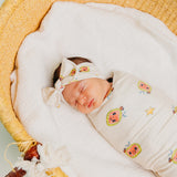 Knit Headband Bow - CoComelon