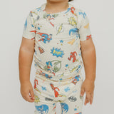 2pc Short Sleeve Pajama Set - Justice League