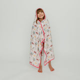 Premium Big Kid Hooded Towel - Wonder Woman