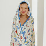 Premium Big Kid Hooded Towel - Justice League