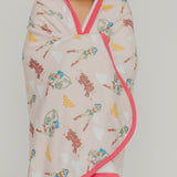 Premium Baby Knit Hooded Towel - Wonder Woman