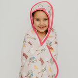 Premium Baby Knit Hooded Towel - Wonder Woman