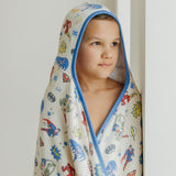 Premium Big Kid Hooded Towel - Justice League