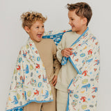 Three-Layer Jumbo Quilt - Justice League
