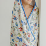 Premium Big Kid Hooded Towel - Justice League