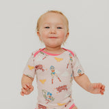 Short Sleeve Bodysuit - Wonder Woman