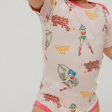 Short Sleeve Bodysuit - Wonder Woman