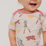 Short Sleeve Bodysuit - Wonder Woman