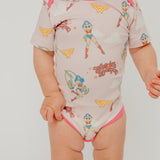 Short Sleeve Bodysuit - Wonder Woman