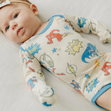 Long Sleeve Bodysuit - Justice League