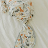 Newborn Knotted Gown - Rufus