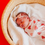 Bowtie Baby Bow - Strawberry