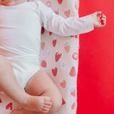 Premium Knit Diaper Changing Pad Cover - Strawberry