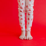 2pc Long Sleeve Pajama Set - Strawberry