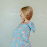 Premium Big Kid Hooded Towel - Clementine