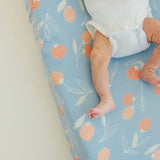Premium Knit Diaper Changing Pad Cover - Clementine
