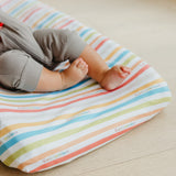 Premium Knit Diaper Changing Pad Cover - CoComelon Stripe