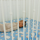 Premium Knit Fitted Crib Sheet - Dunk