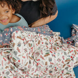 Three-Layer Jumbo Quilt - A Christmas Story