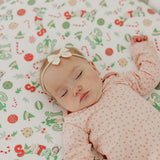Premium Knit Fitted Crib Sheet - Elf