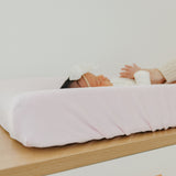 Premium Knit Diaper Changing Pad Cover - Blossom