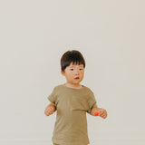 Cotton Pocket Tee - Dark Olive