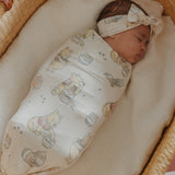 Knit Headband Bow - Hunny