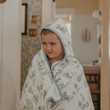 Premium Big Kid Hooded Towel - Hundred Acre Wood