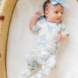 Footed Baby Pants - Daphne