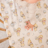 Premium Knit Fitted Crib Sheet - Hunny