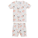 2pc Short Sleeve Pajama Set - Caroline