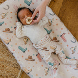 Premium Knit Diaper Changing Pad Cover - Cheyenne