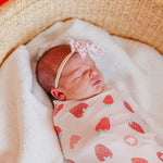 Classic Nylon Bow - Strawberry