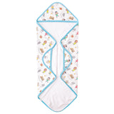 Premium Baby Knit Hooded Towel - CoComelon Friends