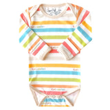 Long Sleeve Bodysuit - CoComelon Stripe